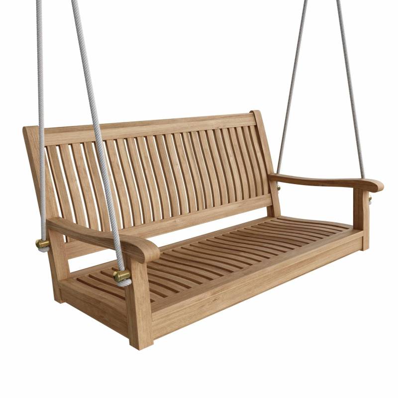 Del-Amo 48" Straight Swing Bench by Anderson Teak (front)
