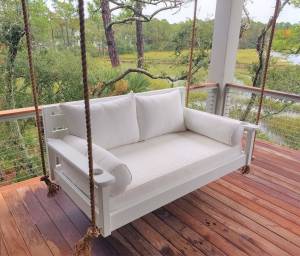 Suspended best sale porch swing